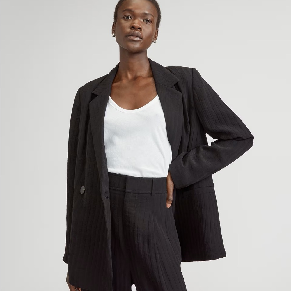 Everlane | The Drapey City Stripe Blazer